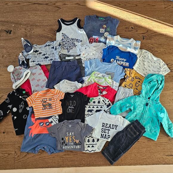 Carter's Other - Baby Boy Clothes Bundle Sz 6mo